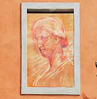 Fresque en Hommage à Tony Tollet, Peintre (Lyon 1857-1953) Rue Pareille Lyon 1er (Face à la fresque des Lyonnais) 
