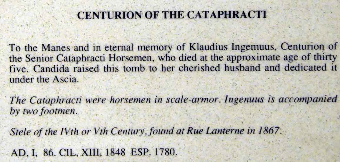 Horsemen in scale-armor - Cataphracti