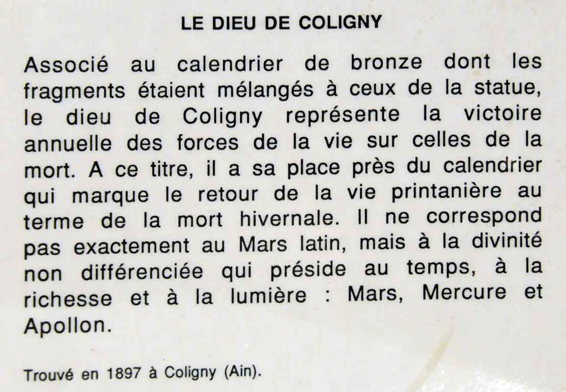Le Dieu de Coligny