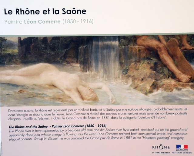 Le Rhône et la Saône par Léon Comerre (1850 - 1916)