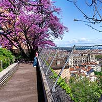 Jardin du Belvédère Montée du chemin Neuf Lyon 5ème