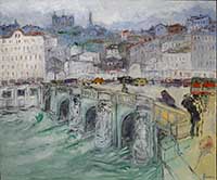 Jean Fusaro "Lyon le Pont Lafayette"