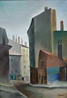 René Maria Burlet "Dans les pentes de la Croix-Rousse"