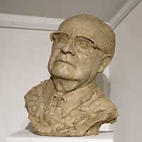 Sculpture par Sylvie Chaveyriat "Jean-Couty-1907-1991"