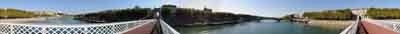Passerelle du Coll&egrave;ge sur le Rh&ocirc;ne (1844) *pm