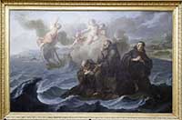 La tempête - Peintures visibles à l’intérieur de la Cathédrale Saint Jean Baptiste
