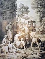 Paul Chenavard "Virgile lisant la 4eme Eglogue" Musée des Beaux Arts