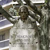 Barthélémy Timonnier par Louis Prost (1876-1945) Place Aristide Briand Lyon 3ème